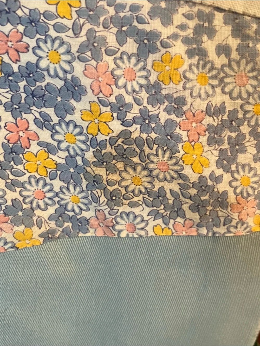 VTG Handmade Hand Pieced Stitched Scrap Crazy 72 x 88 Quilt Top Farmhouse